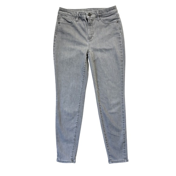 Talbots Denim - Talbots Jeans Women Sz 2 Petite Gray High Waist Jegging Ankle Classic Stretch